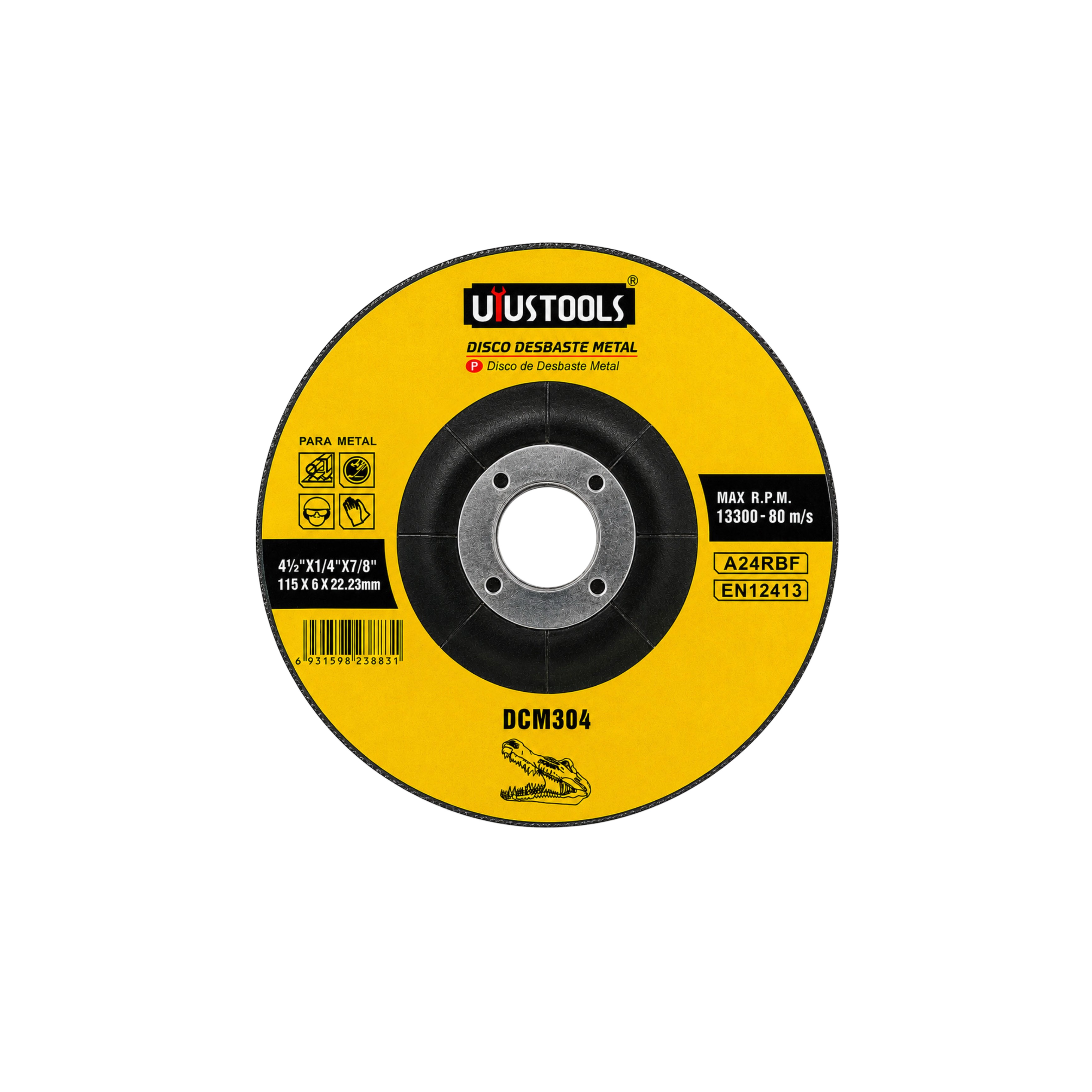 Disco de Desbaste Metal 4-1/2"